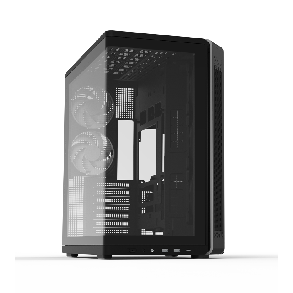 Datoru korpuss Zalman P60 Mid-Tower Black (8070331000100) - foto 6