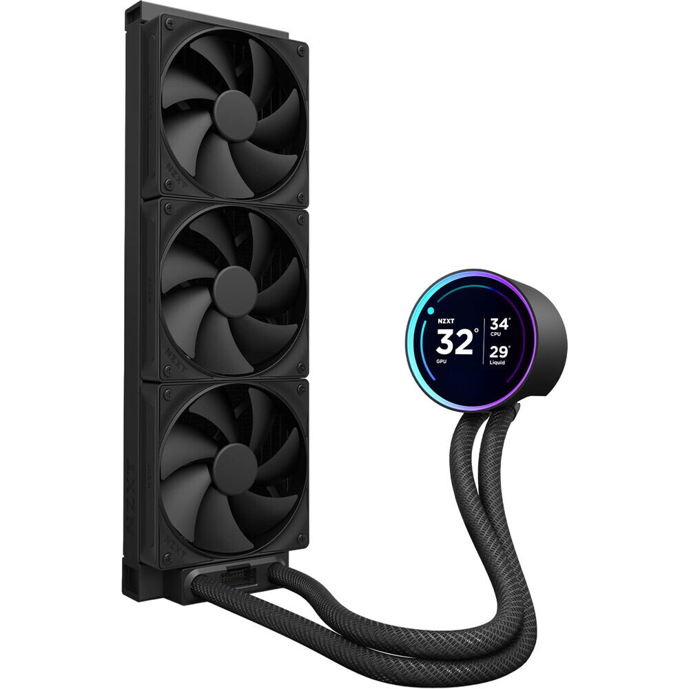 Procesoru dzesētājs NZXT Kraken Elite 360 RGB Black (RL-KR36E-B2) - foto 3