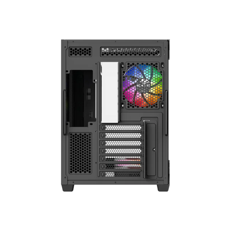 Datoru korpuss XYZ Tesseract X RGB Black (X-CS-TESSERACTX-B) - foto 4