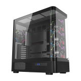 Datoru korpuss ATX XYZ Quantum RGB Black (X-CS-QUANTUM-B)