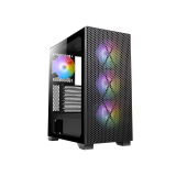 Datoru korpuss ATX Azza Hive M RGB Black (CSAZ-450M)