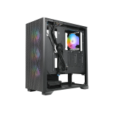 Datoru korpuss ATX Azza Hive M RGB Black (CSAZ-450M)