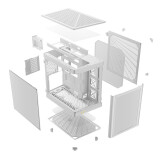 Datoru korpuss Gamdias Neso P1 White (NESO P1 WW)