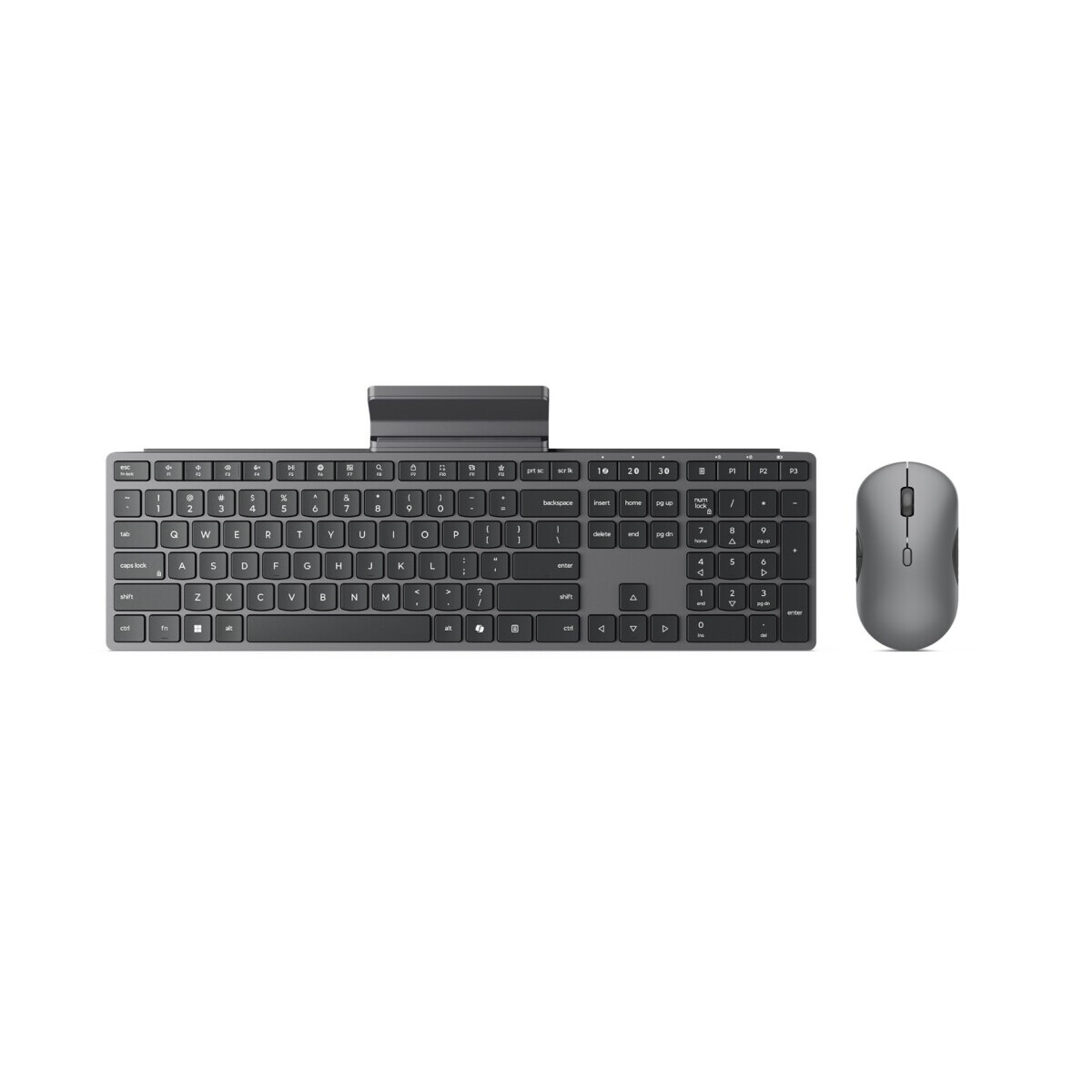 Tastatūra + pele Lenovo 700 US English Wireless Luna Grey (GX31S04959)