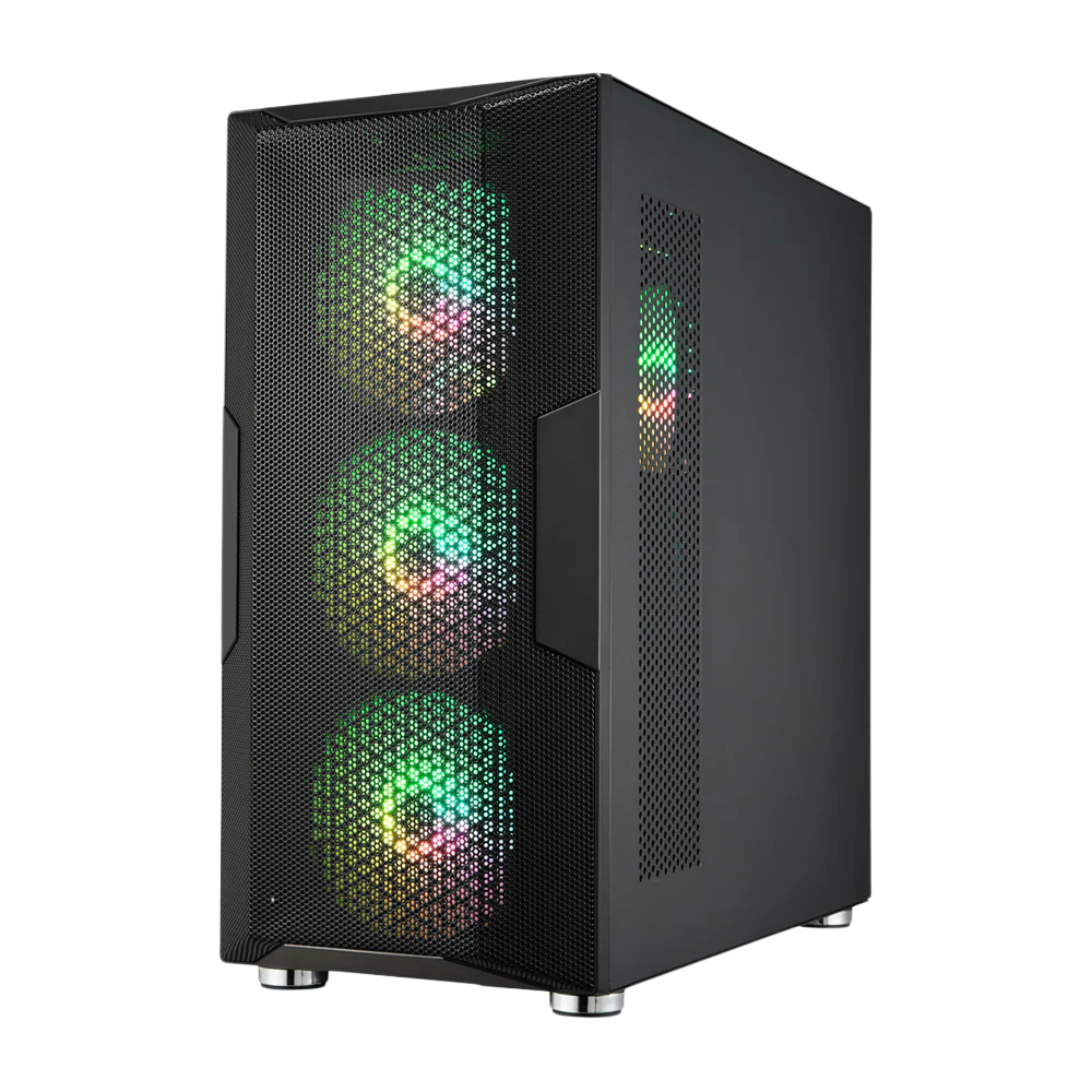 Datoru korpuss FSP CUT592 RGB Black - foto 2