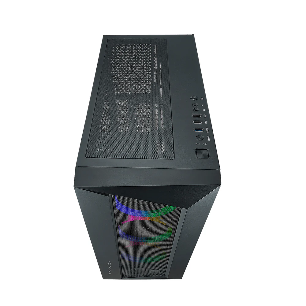 Datoru korpuss Azza Octane A RGB Black (CSAZ-460A) - foto 3