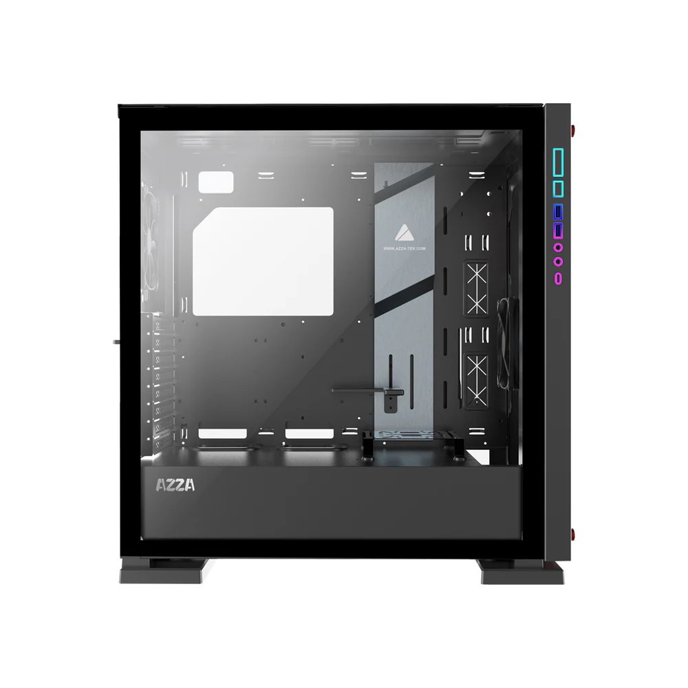 Datoru korpuss Azza Zircon RGB Black - Zircon 7000B - foto 4
