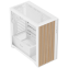 Datoru korpuss iTek Woody ATX White/Brown (ITGCAWO28W) - foto 2