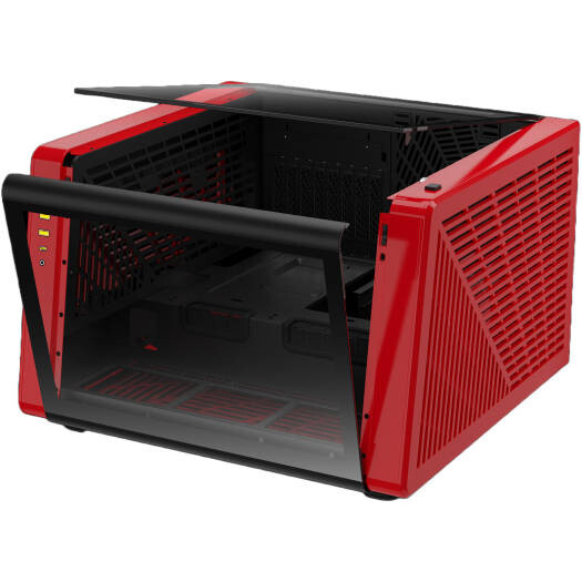 Datoru korpuss Gamdias Neso P1 Black/Red (NESO P1 BR) - foto 4