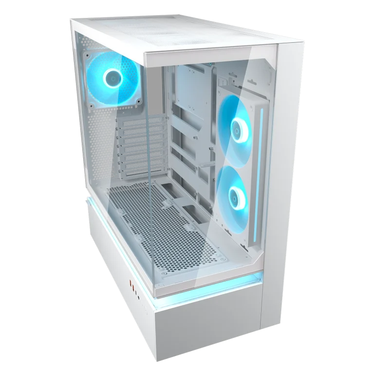 Datoru korpuss Cougar CFV 235 Mid‑Tower White (CGR-2DA4W) - foto 4