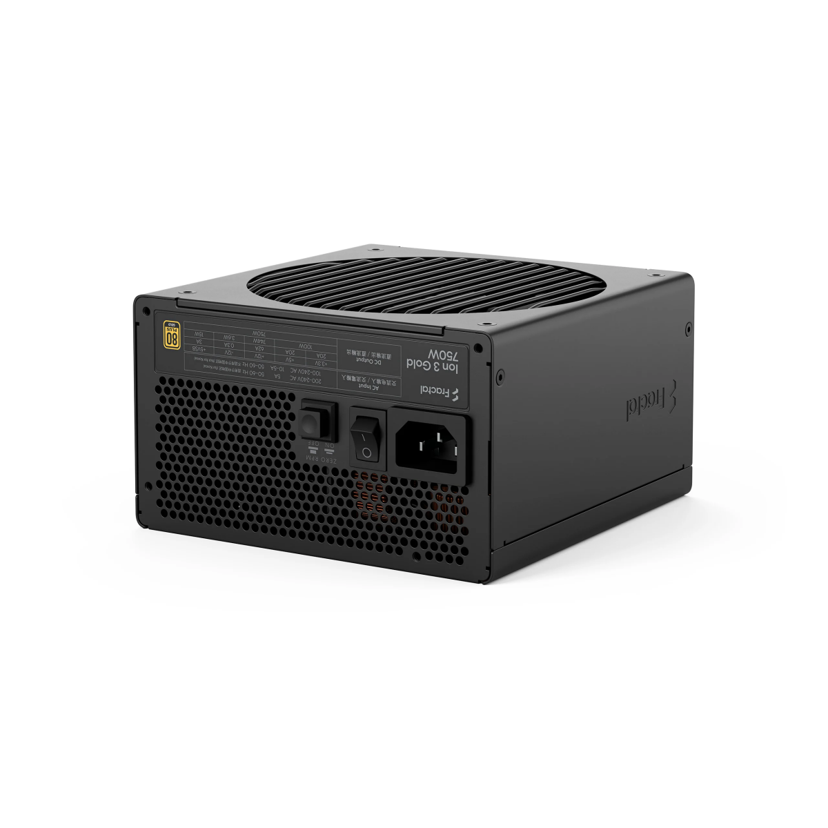 Barošanas bloks Fractal Design Ion 3 Gold 750W (FD-P-IA3G-750-EU)