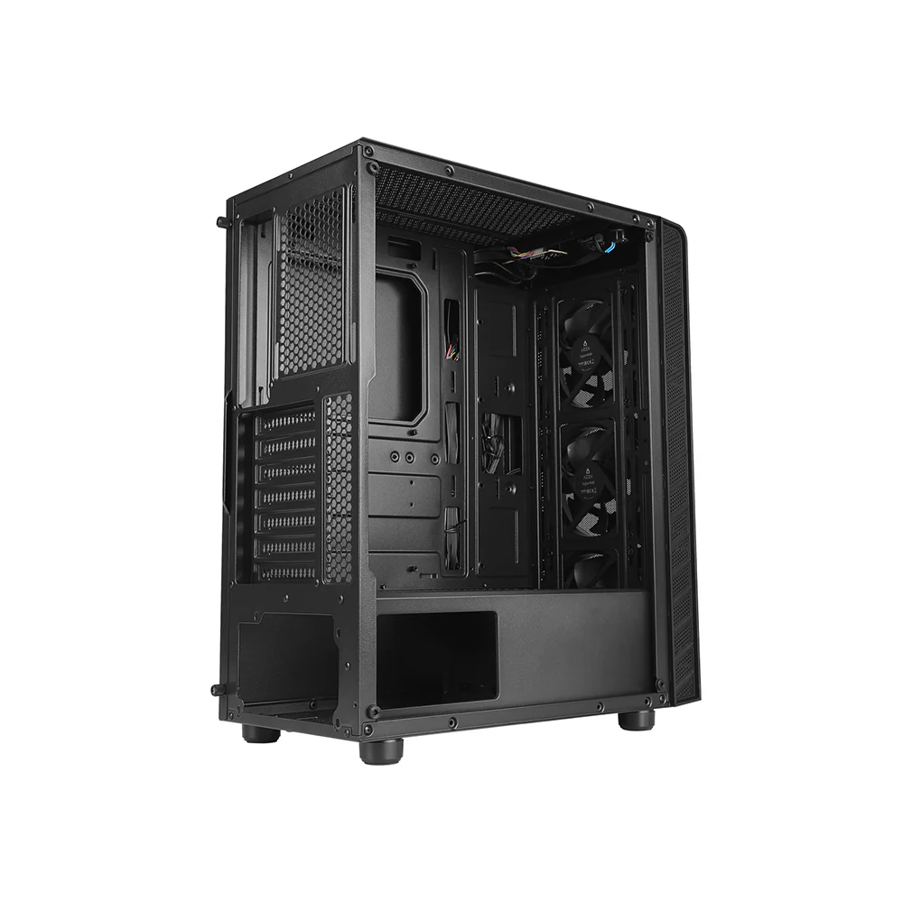 Datoru korpuss Azza Prime RGB Black (CSAZ 360) - foto 4
