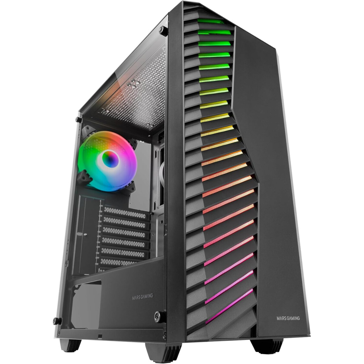 Datoru korpuss Mars Gaming MC-Volt RGB Black (MCVOLT)