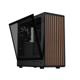 Datoru korpuss iTek Woody W2B Midi-Tower Black (ITGCAWOW2B)