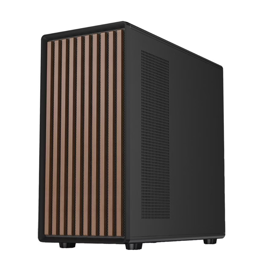 Datoru korpuss iTek Woody W2B Midi-Tower Black (ITGCAWOW2B) - foto 3