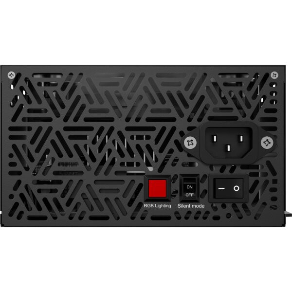 Barošanas bloks Gamdias Kratos M1-600B RGB 600W Black (16210-01000-10000-G) - foto 2