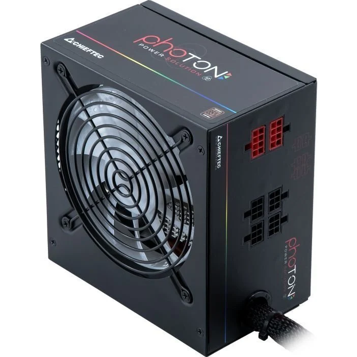 Barošanas bloks Chieftec Photon RGB 750W Black (CTG-750C-RGB) - foto 2