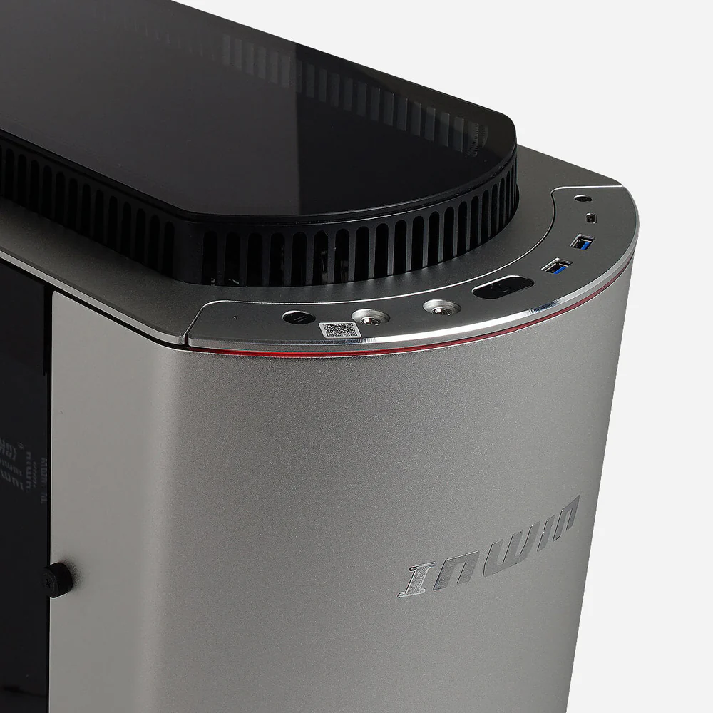 Datoru korpuss InWin 915 RGB Silver - 915 SILVER - foto 3