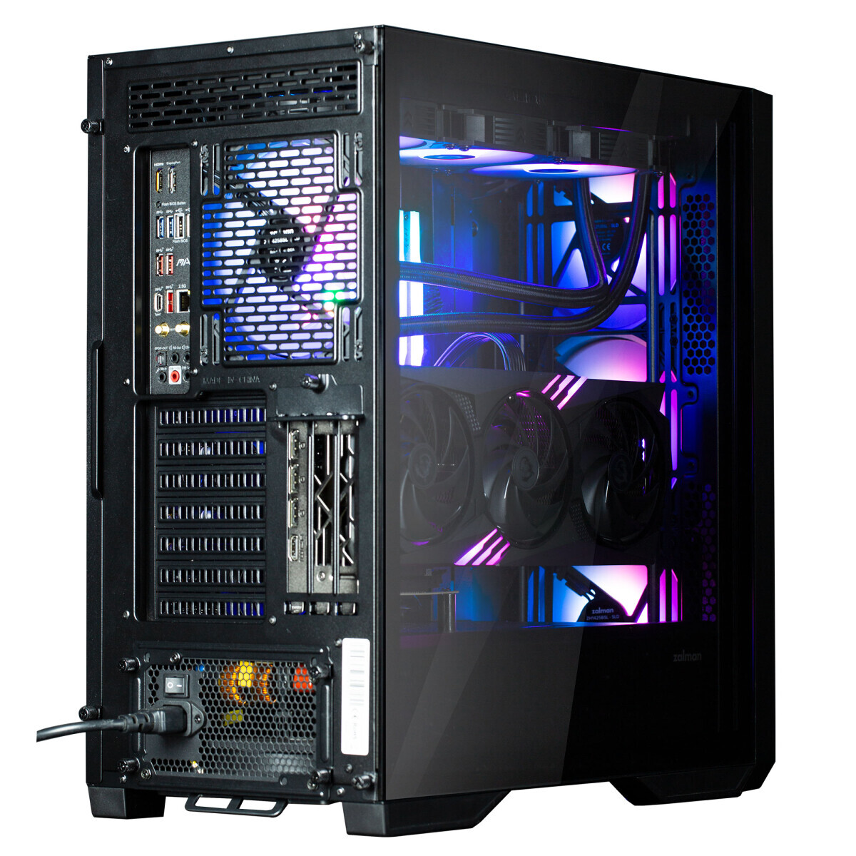 Datoru korpuss Zalman Z9 Iceberg MS RGB Black - Z9 Iceberg MS Black - foto 2