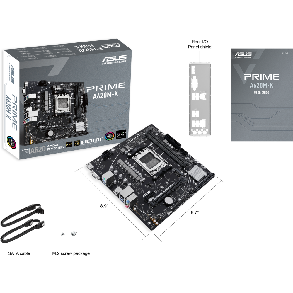 Mainboard ASUS PRIME A620M-K - Foto 5