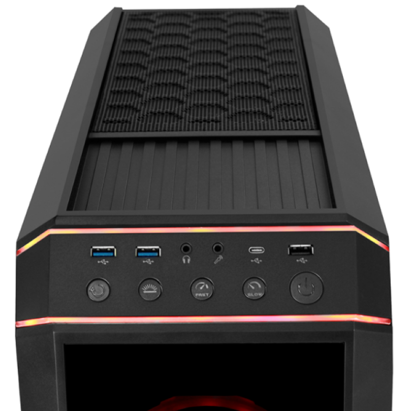 Datoru korpuss Chieftec Stallion II RGB Black (GP-02B-UC-OP) - foto 3