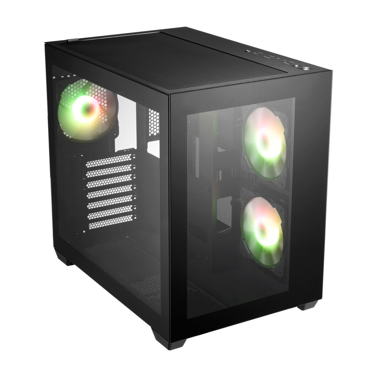 Datoru korpuss FSP CMT380 RGB Black (POC0000173) - foto 2