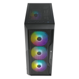 Datoru korpuss Azza Fighter RGB Black (CSAZ 290)