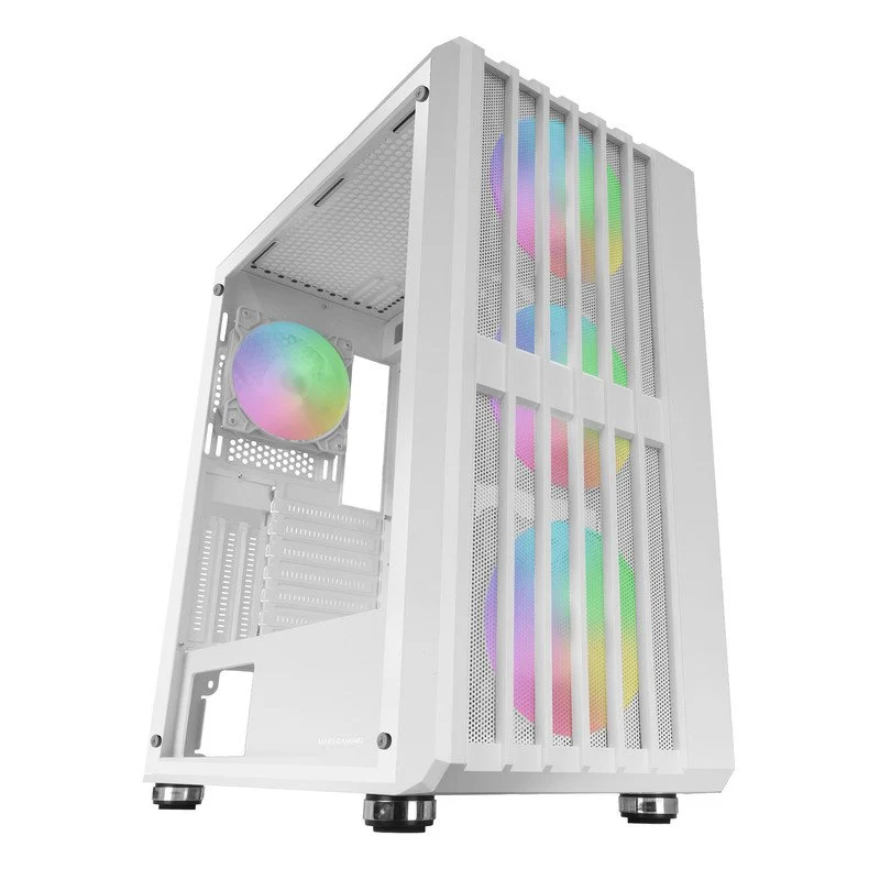 Datoru korpuss Mars Gaming MC-Vault RGB White (MCVAULTW)