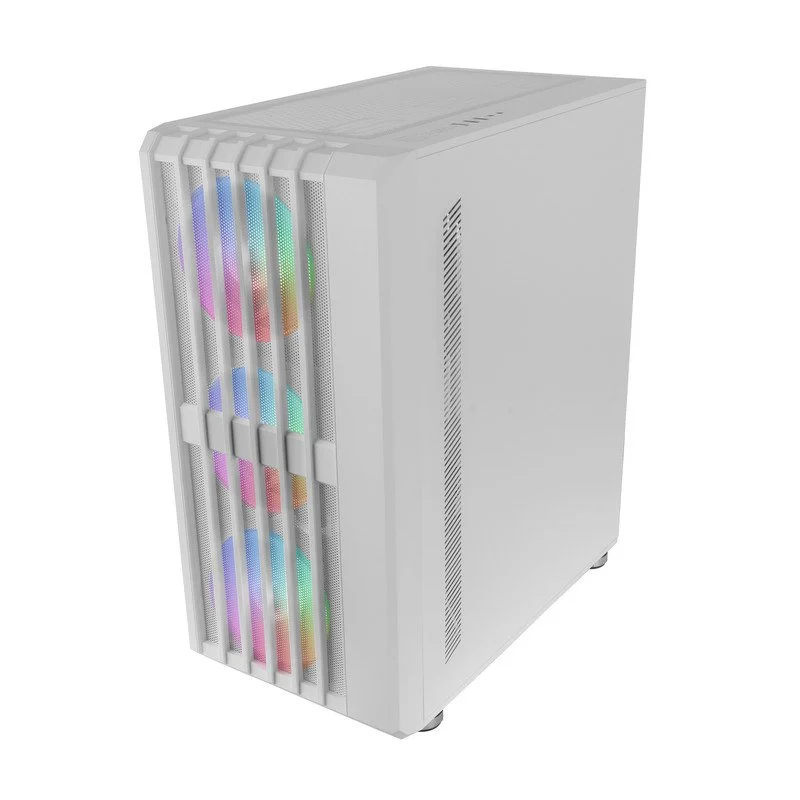 Datoru korpuss Mars Gaming MC-Vault RGB White (MCVAULTW) - foto 3