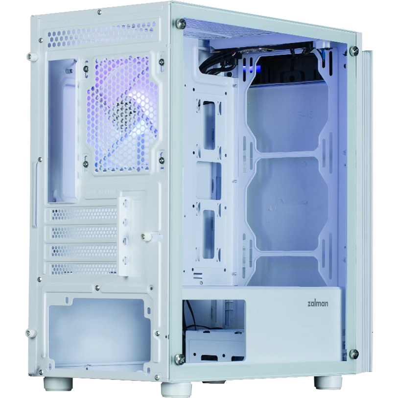 Datoru korpuss Zalman T4 Plus White (8070151000200) - foto 3