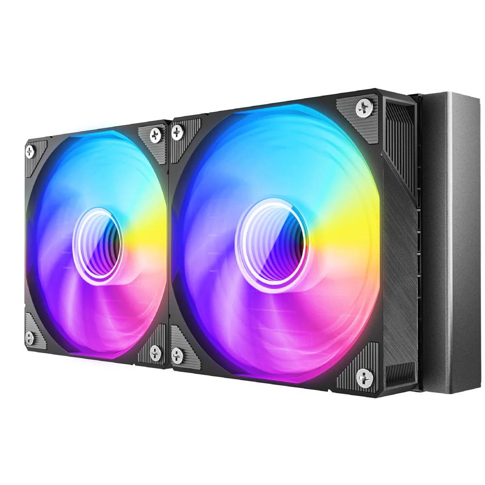 Procesoru dzesētājs Azza Hex RGB 240mm Black (LCAZ240HARGB) - foto 2