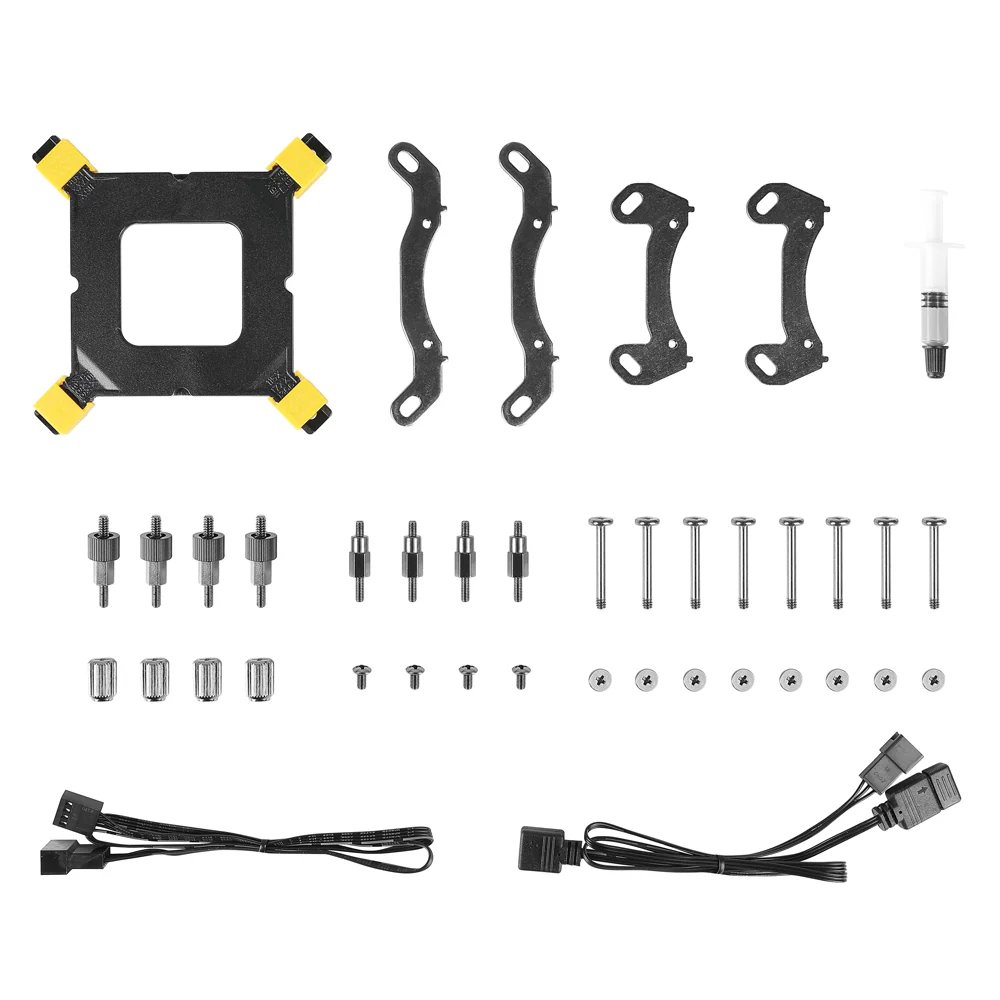 Procesoru dzesētājs Azza Hex RGB 240mm Black (LCAZ240HARGB) - foto 4