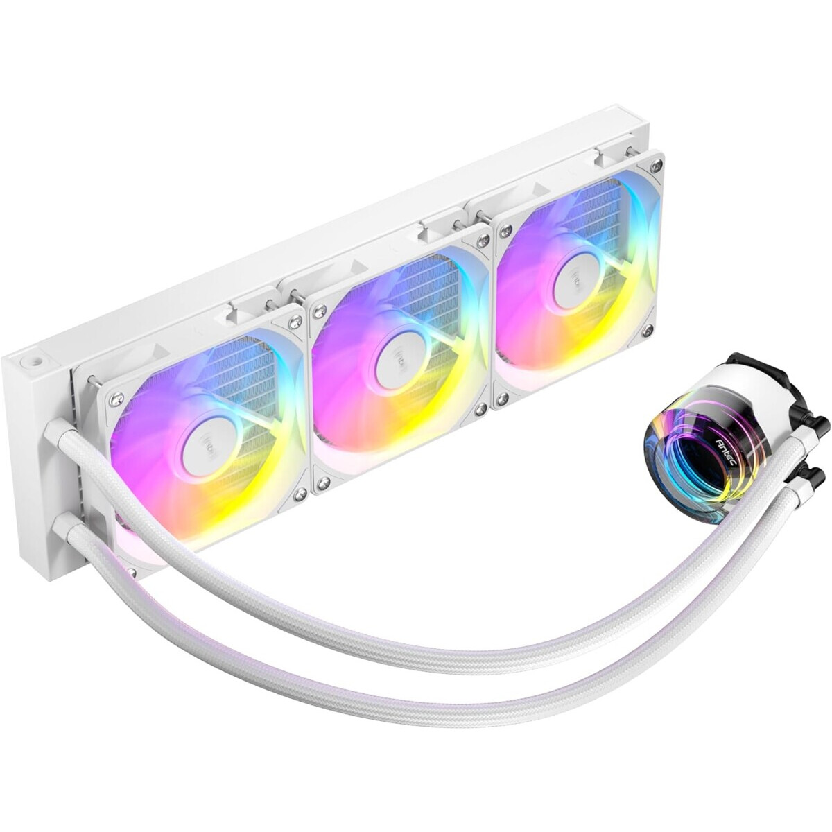 Dzesētājs Antec Vortex Lum RGB 360mm White (0-761345-40056-5) - foto 2
