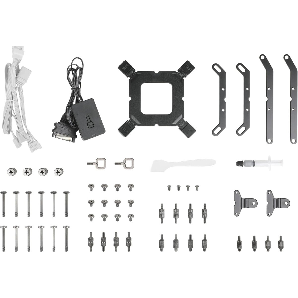 Dzesētājs Antec Vortex Lum RGB 360mm White (0-761345-40056-5) - foto 5