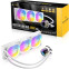 Dzesētājs Antec Vortex Lum RGB 360mm White (0-761345-40056-5) - foto 6