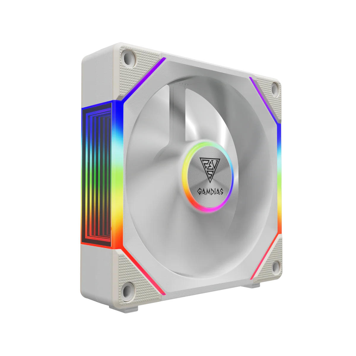 Korpusa dzesētājs Gamdias Aeolus P2 RGB White (16302-04303-00000-G)