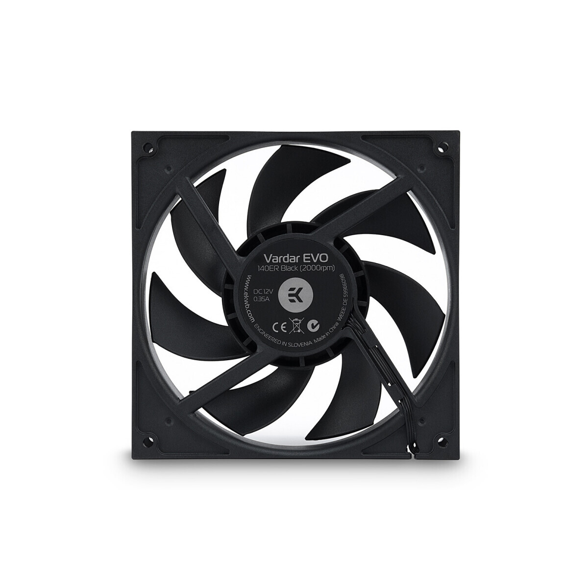 Korpusa dzesētājs EK-Vardar Evo 140ER BB Black (3830046999900) - foto 2
