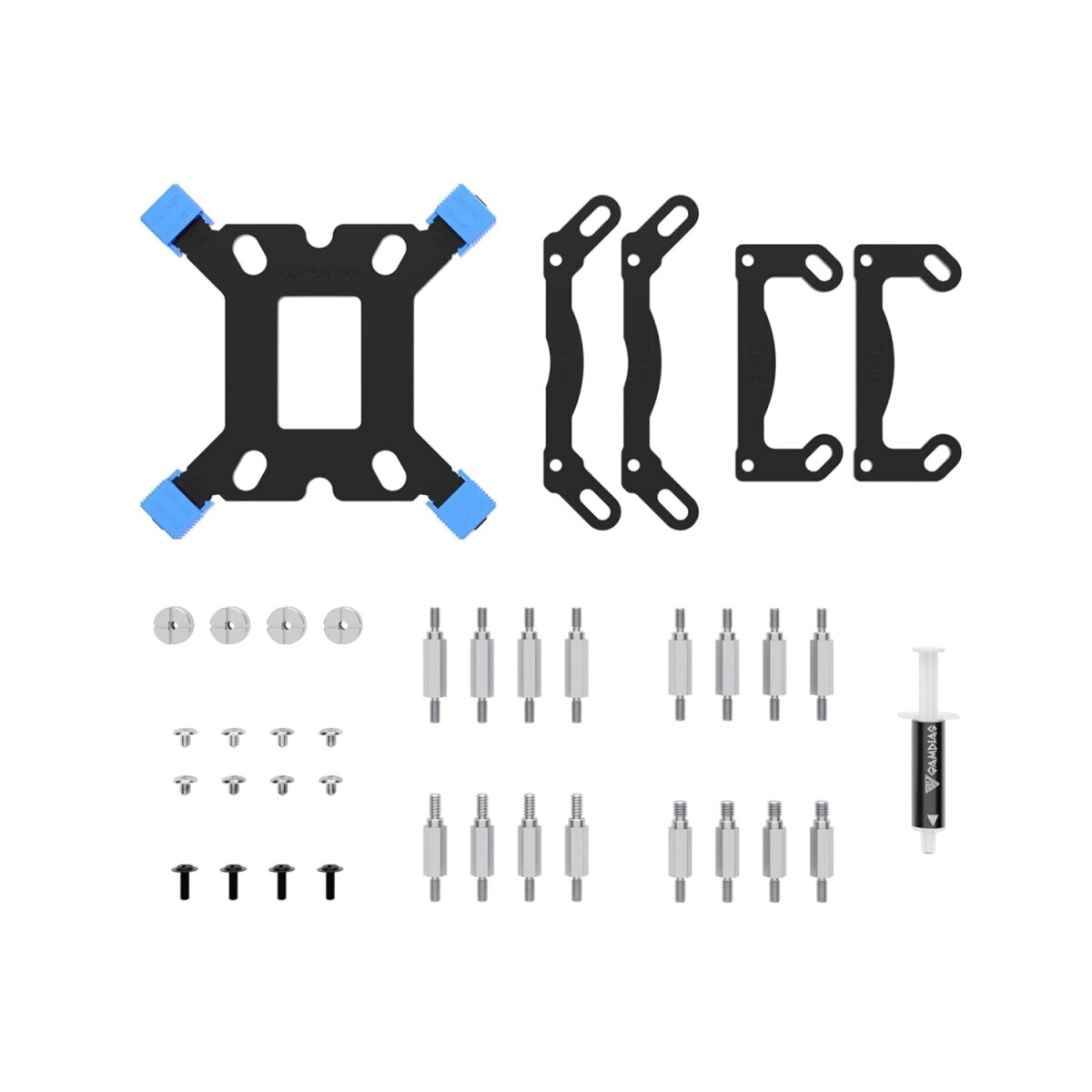 Procesoru dzesētājs Gamdias Aura GL V2 RGB 240mm White (16322-03000-30000-G) - foto 7