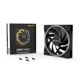 Korpusa dzesētājs Light Wings High Speed RGB Black (BL075)