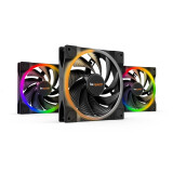 Korpusa dzesētājs Light Wings High Speed RGB Black (BL079)