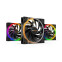 Korpusa dzesētājs Light Wings High Speed RGB Black (BL079)