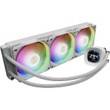 Procesoru dzesētājs Gamdias Aura GL Digital RGB 360mm White (16322-05200-30000-G)
