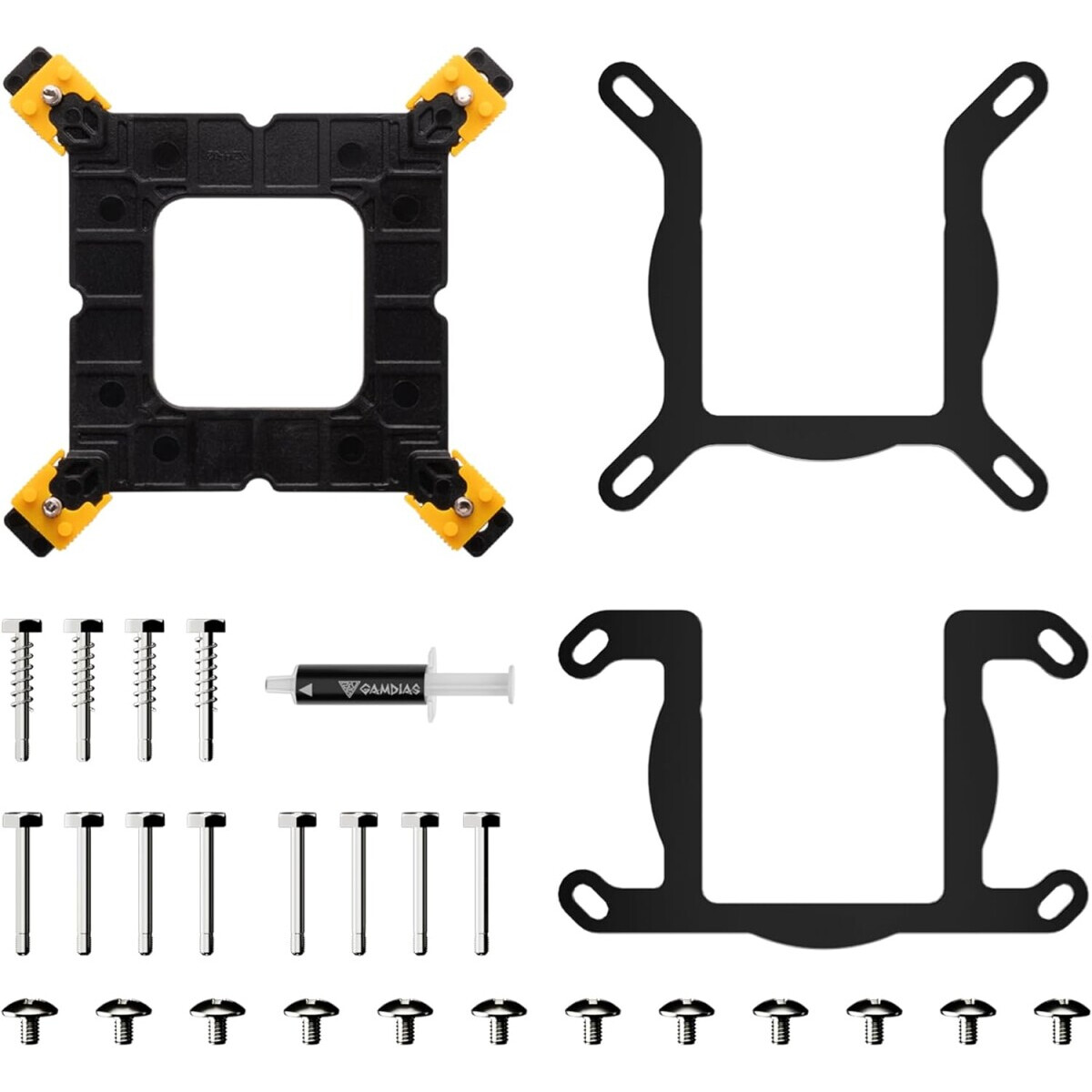 Procesoru dzesētājs Gamdias Aura GL Digital RGB 360mm White (16322-05200-30000-G) - foto 8
