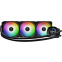 Procesoru dzesētājs Gamdias Aura GL Digital RGB 360mm Black (16322-05000-30000-G)