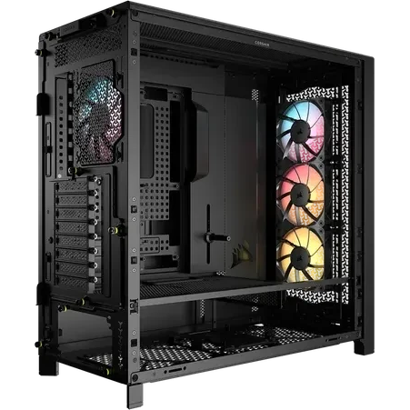 Datoru korpuss Corsair Frame 5000D RS ARGB Midi Tower black (CC-9011309-WW) - foto 2
