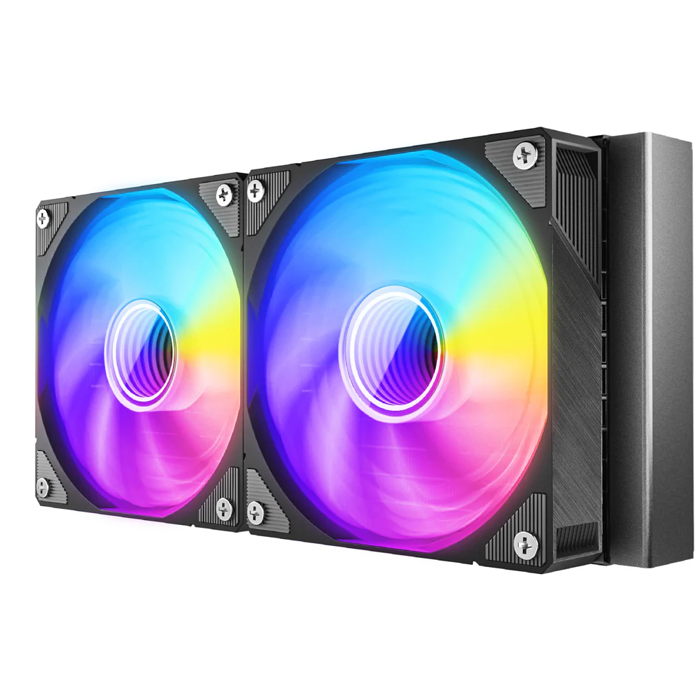 Procesoru dzesētājs Azza Pyramid RGB 240mm Black (LCAZ240YARGB) - foto 2