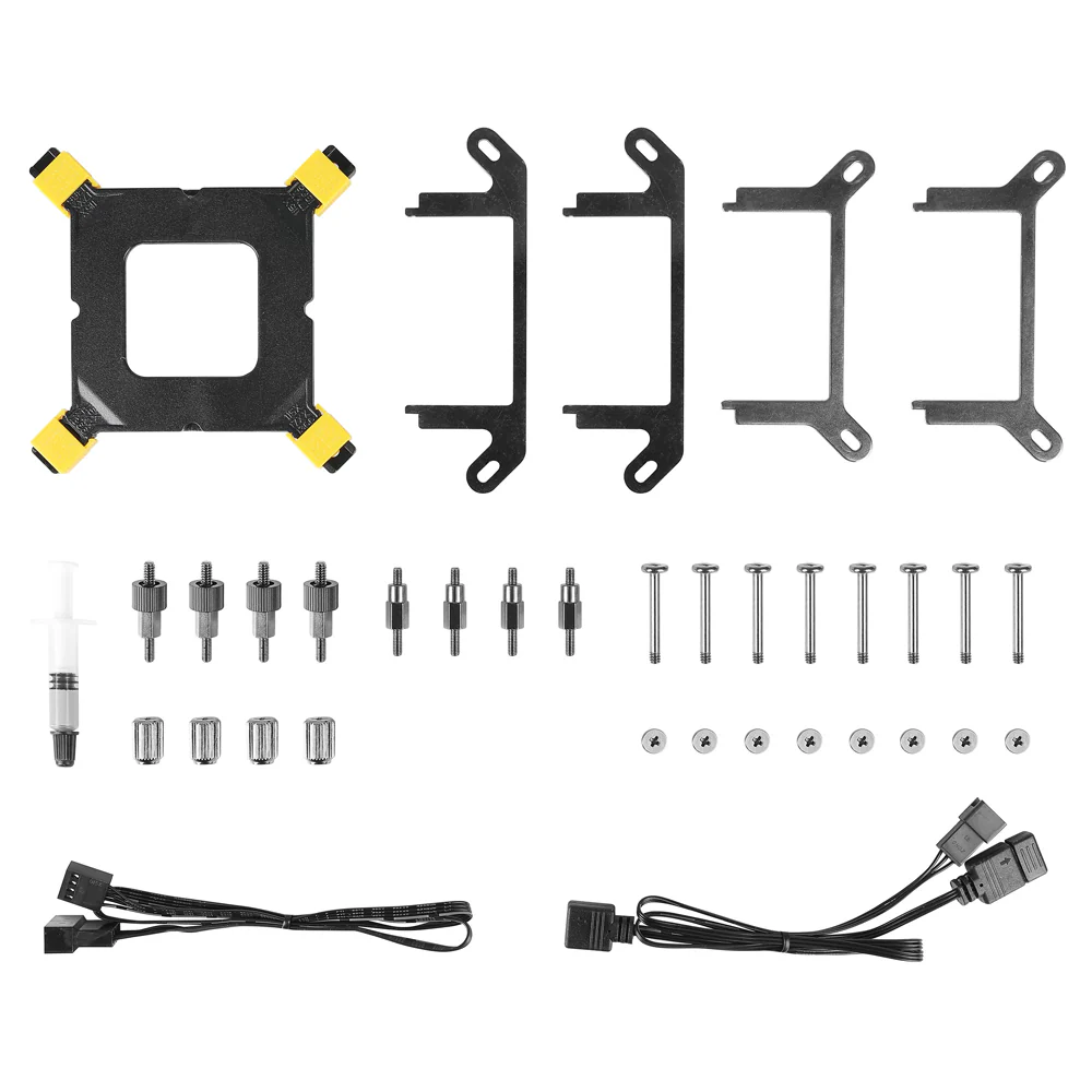 Procesoru dzesētājs Azza Pyramid RGB 240mm Black (LCAZ240YARGB) - foto 4