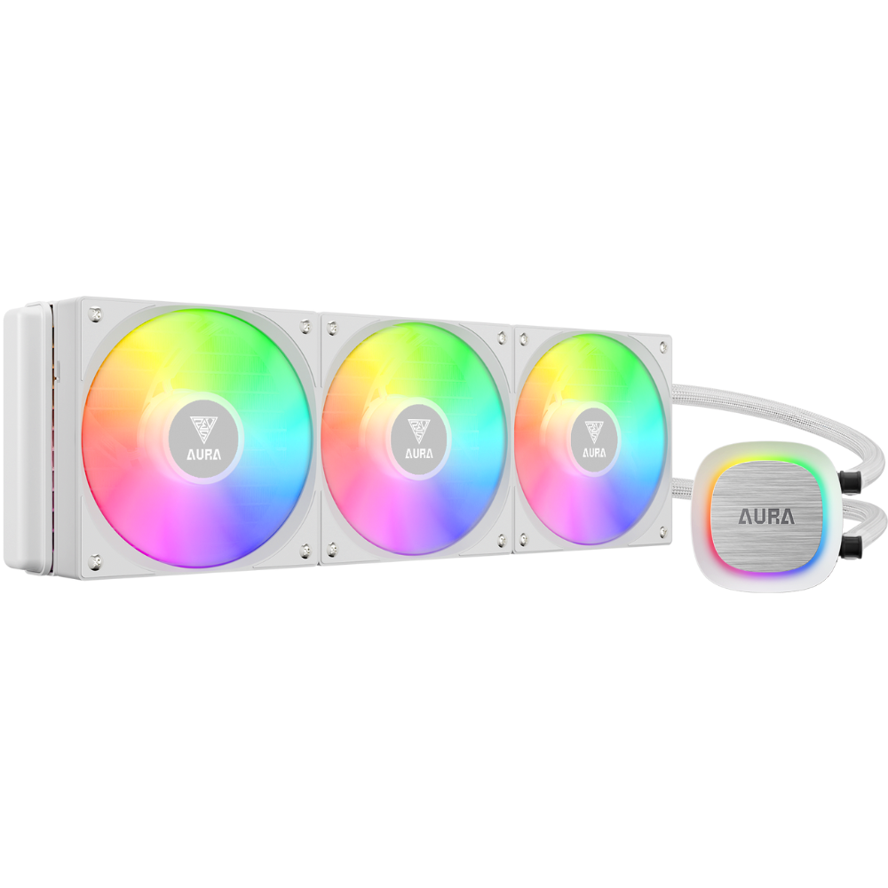 Procesoru dzesētājs Gamdias Aura GL V2 RGB 360mm (16322-03100-30000-G)