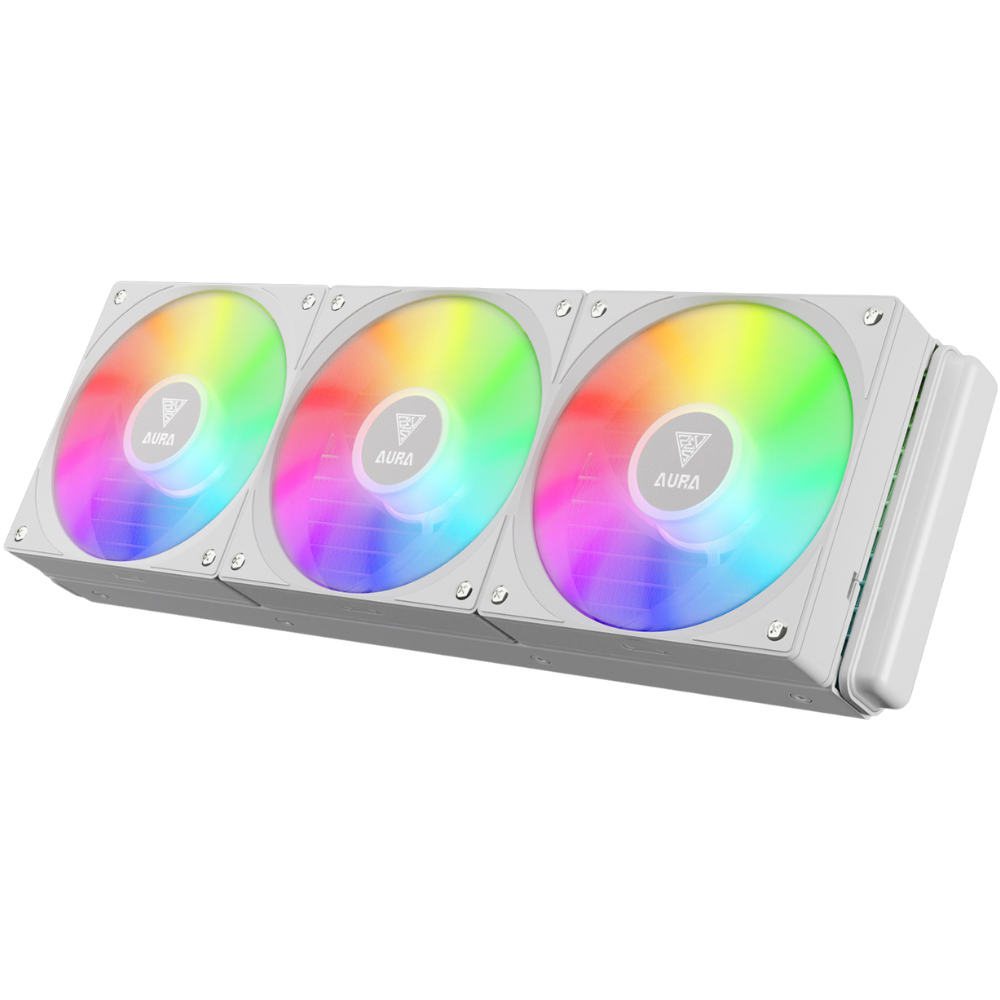 Procesoru dzesētājs Gamdias Aura GL V2 RGB 360mm (16322-03100-30000-G) - foto 3