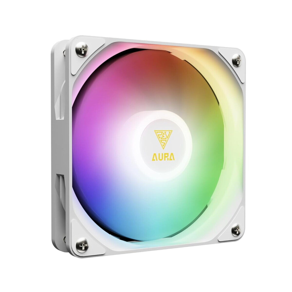 Procesoru dzesētājs Gamdias Aura GL Digital RGB 240mm White (16322-05100-30000-G) - foto 3